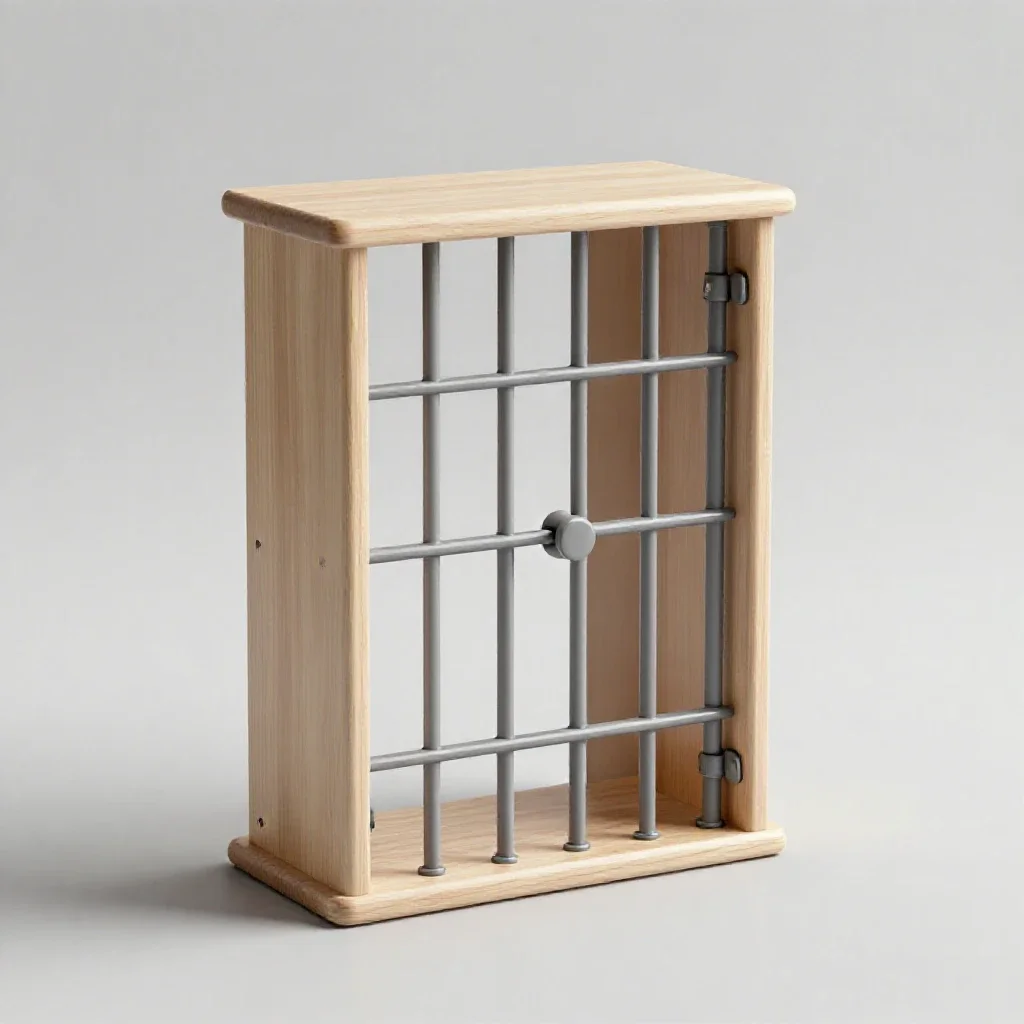Lockup isolated on a white background
