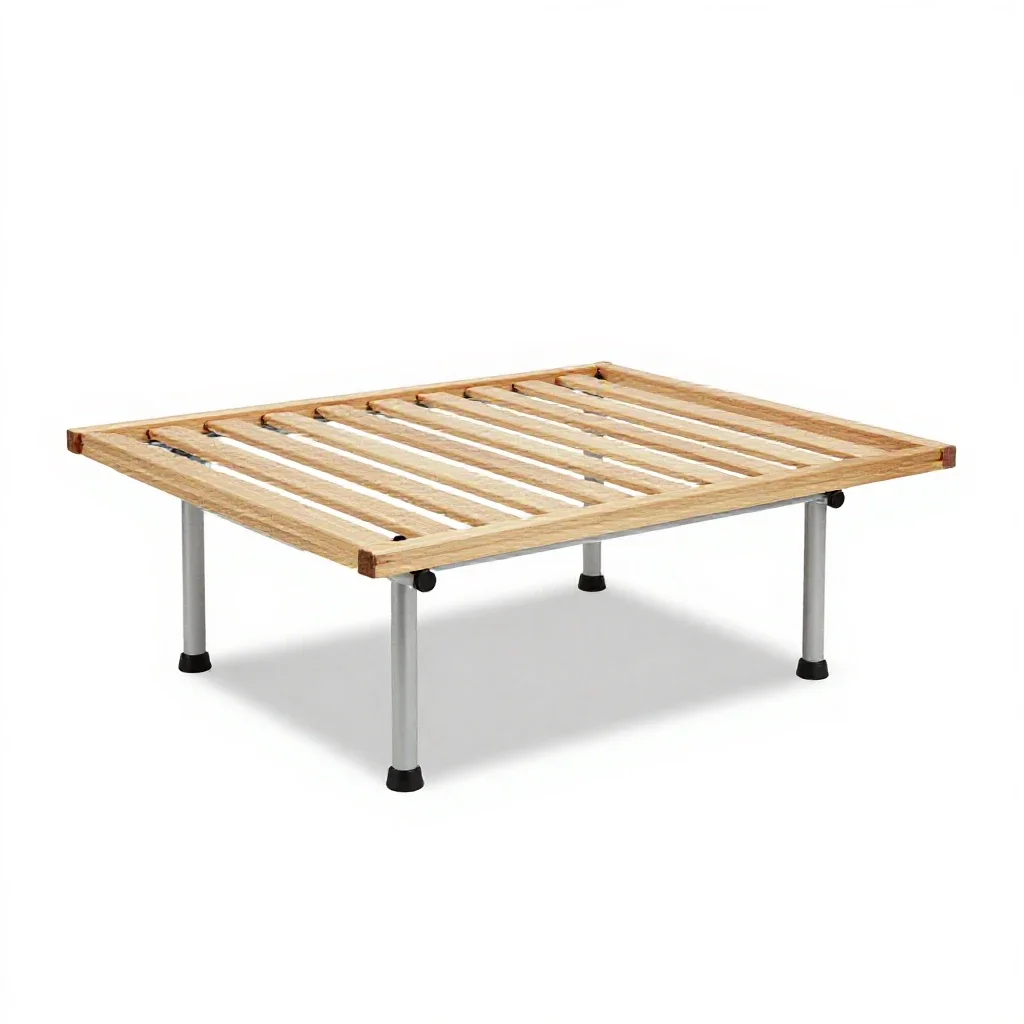 Luggage rack isolated on a white background