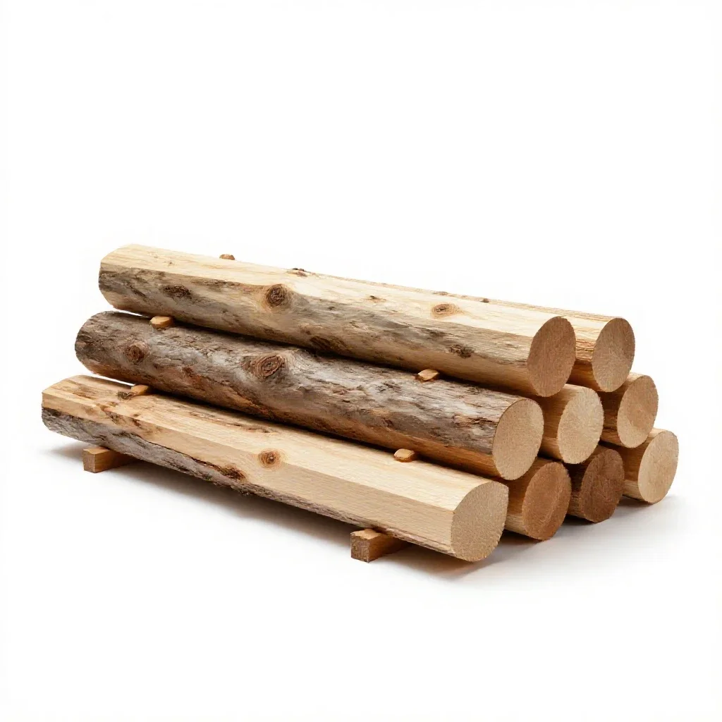 Lumbermill isolated on a white background