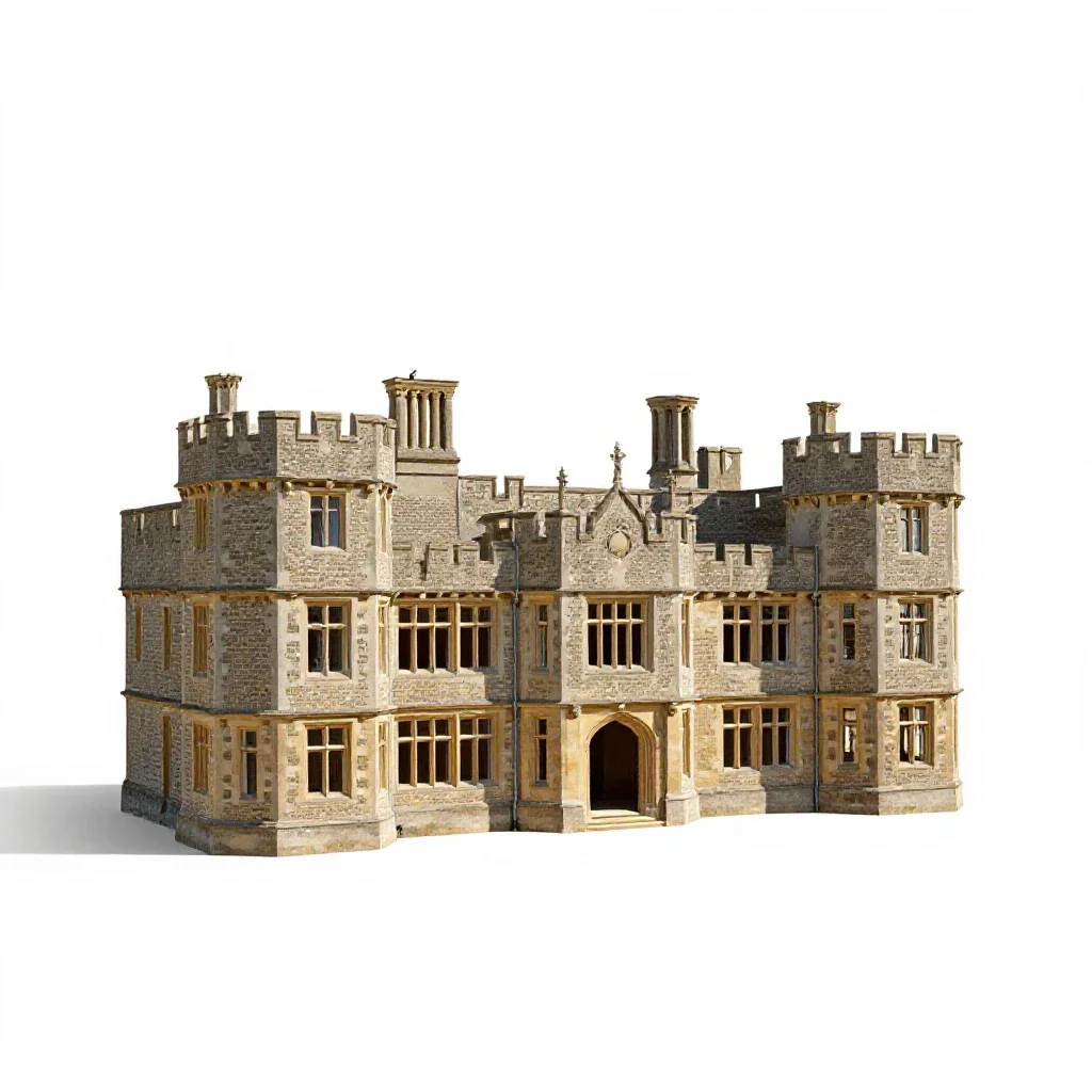 Manor isolated on a white background