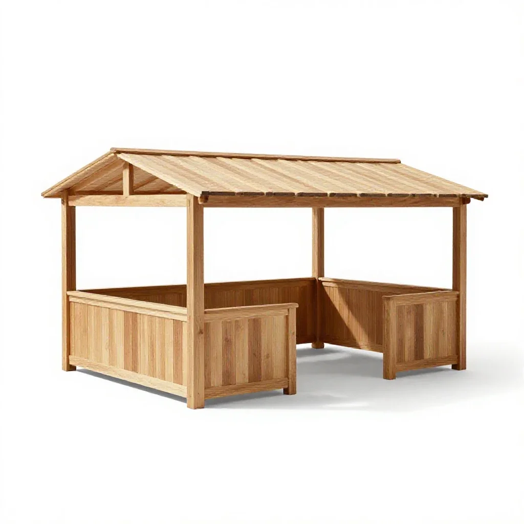 Marketplace isolated on a white background