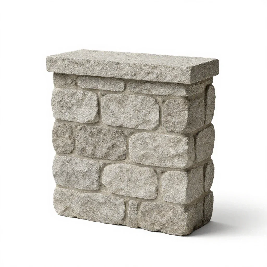 Masonry isolated on a white background