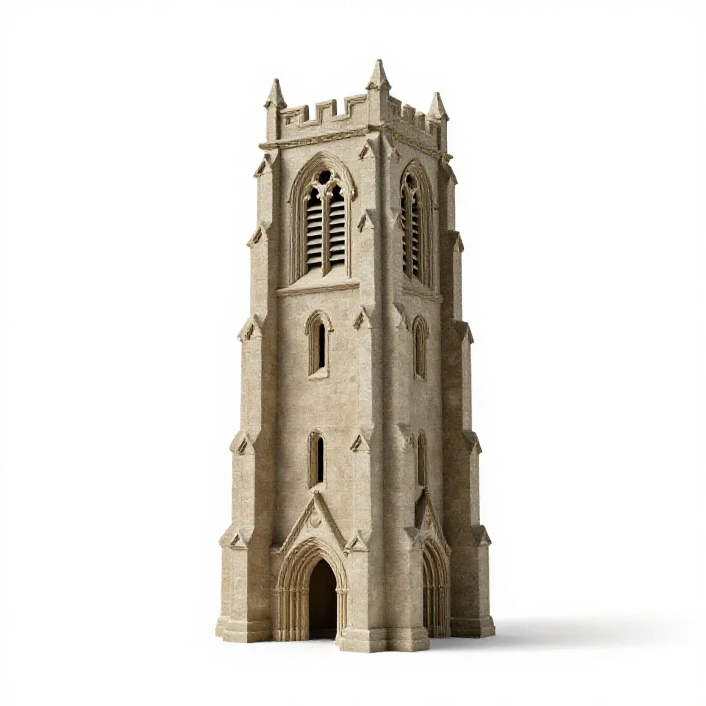 Minster isolated on a white background