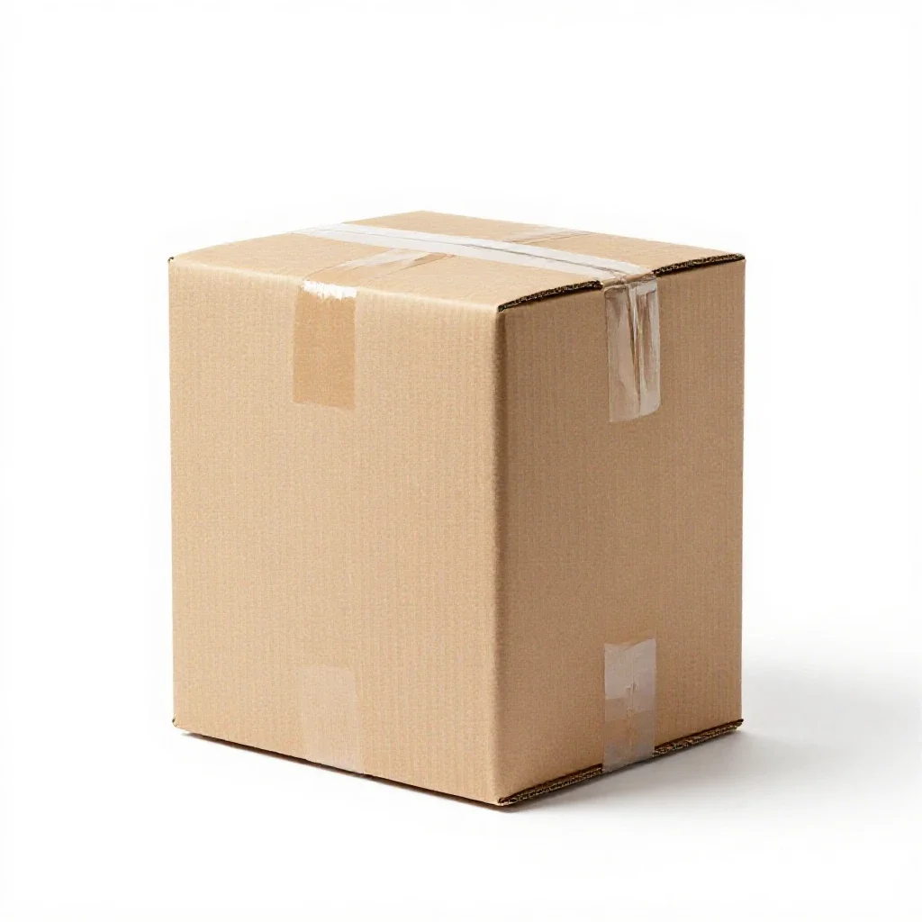 Package store isolated on a white background