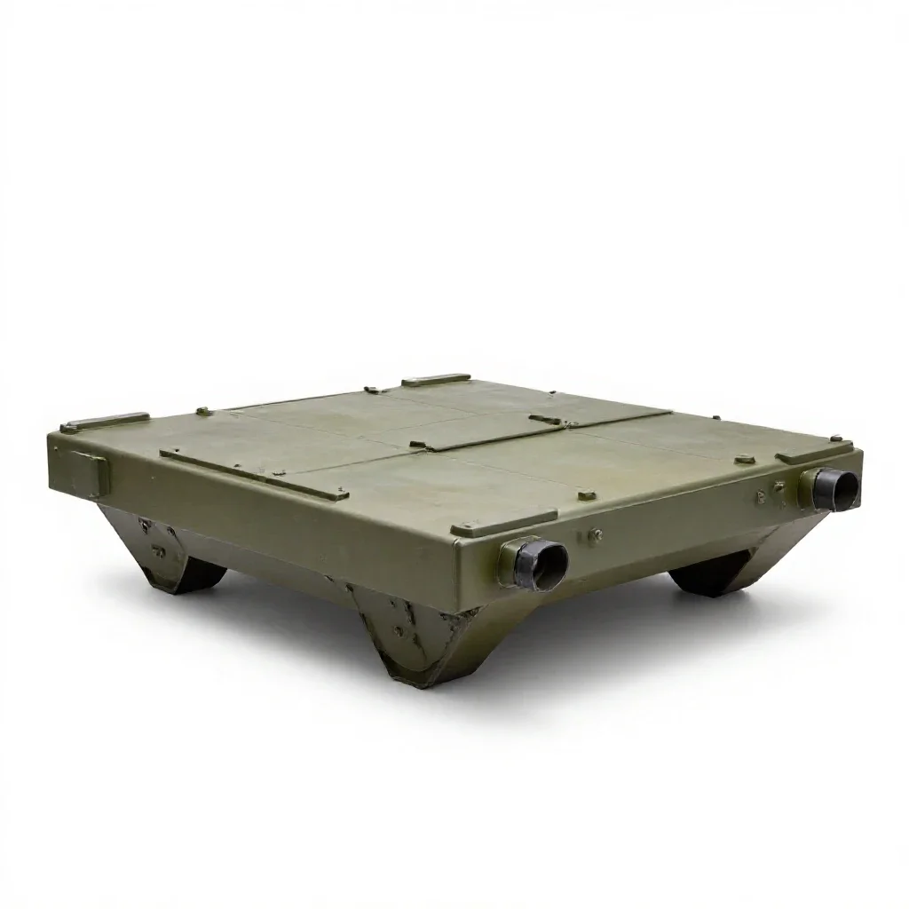 Platform isolated on a white background