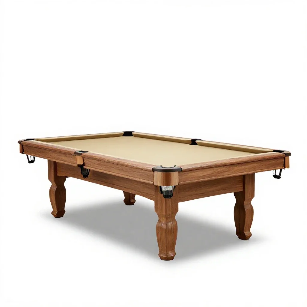 Poolroom isolated on a white background
