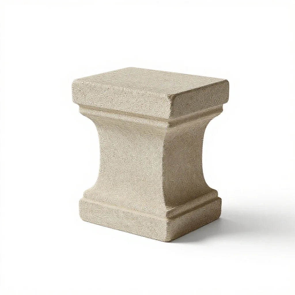Abutment isolated on a white background