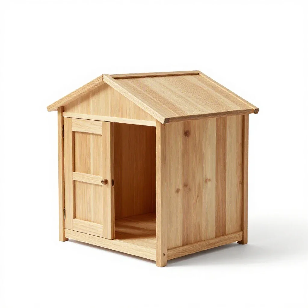 Accommodation isolated on a white background