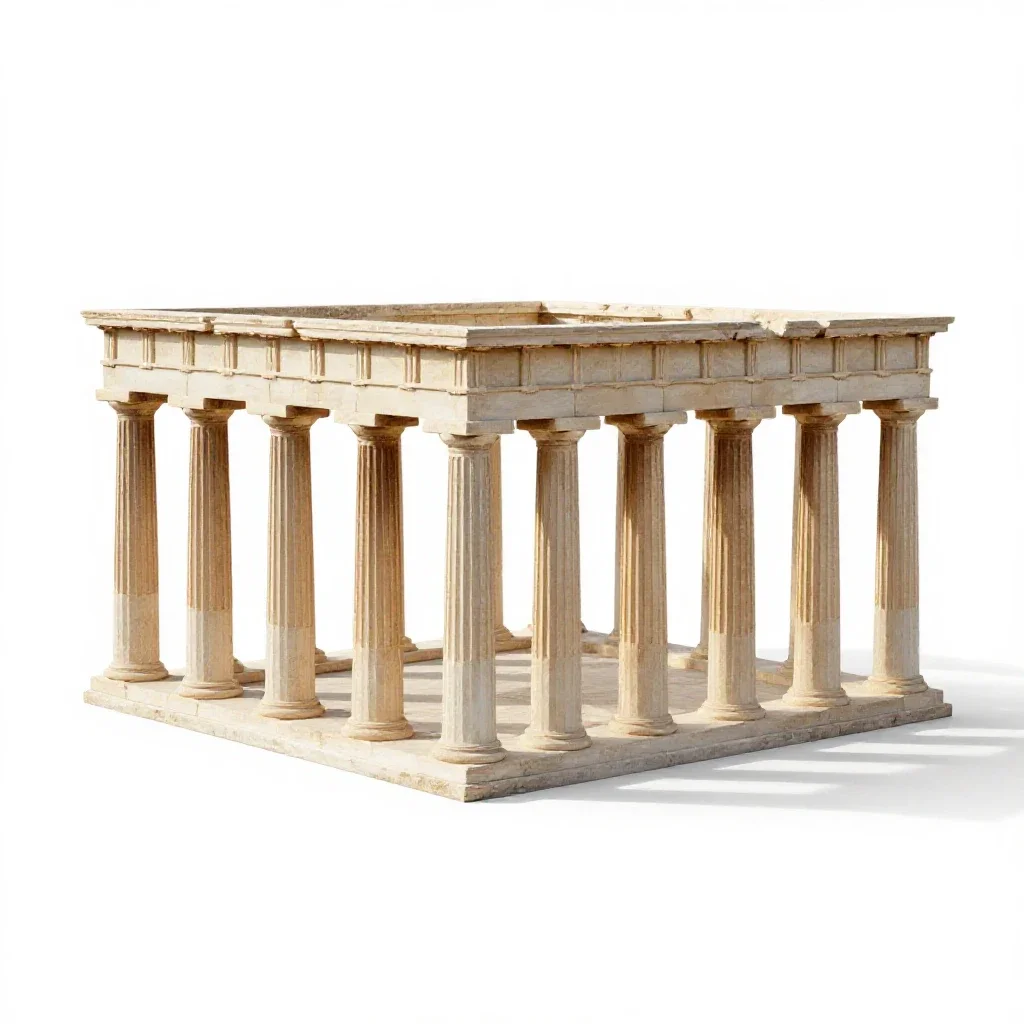 Agora isolated on a white background