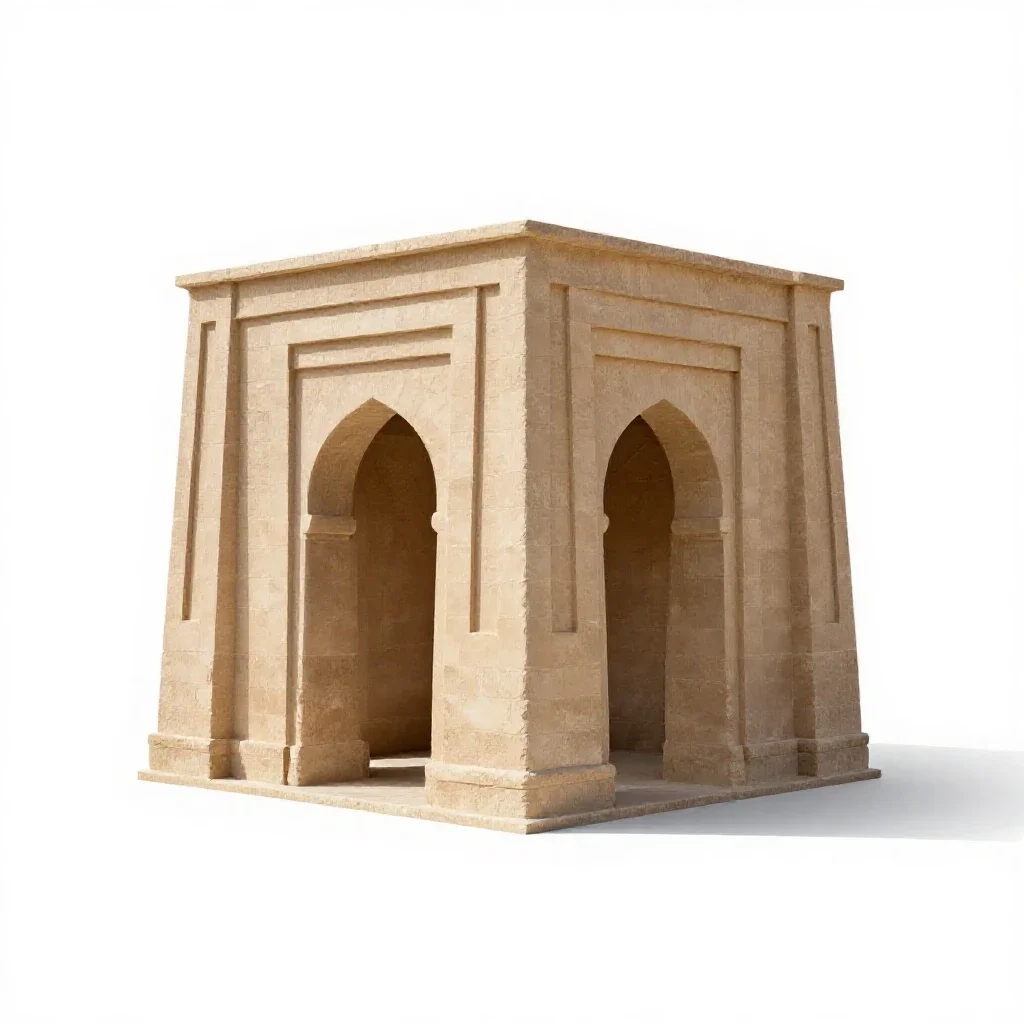 Apadana isolated on a white background