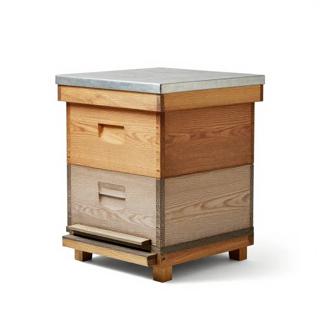 Apiary isolated on a white background