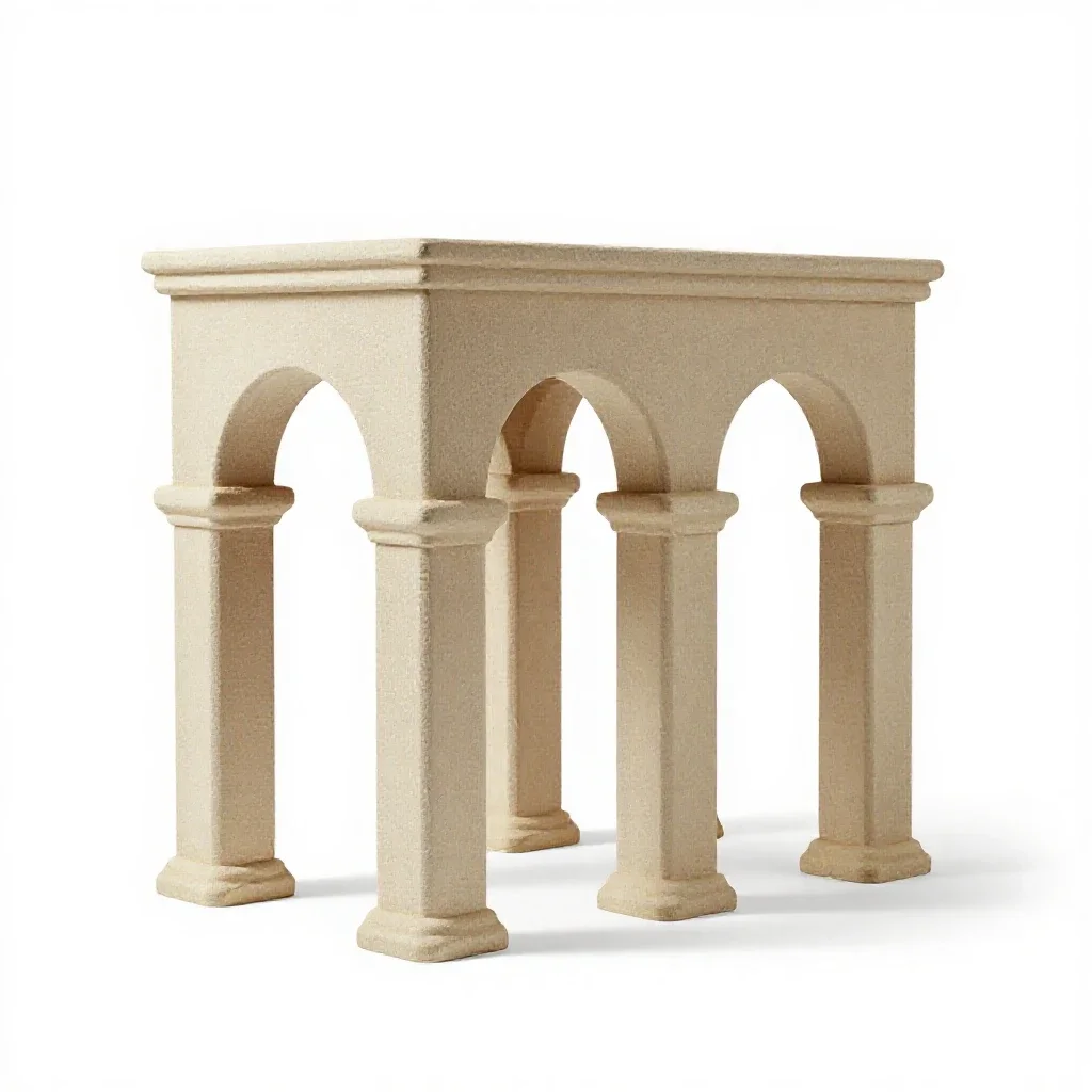 Arcade isolated on a white background