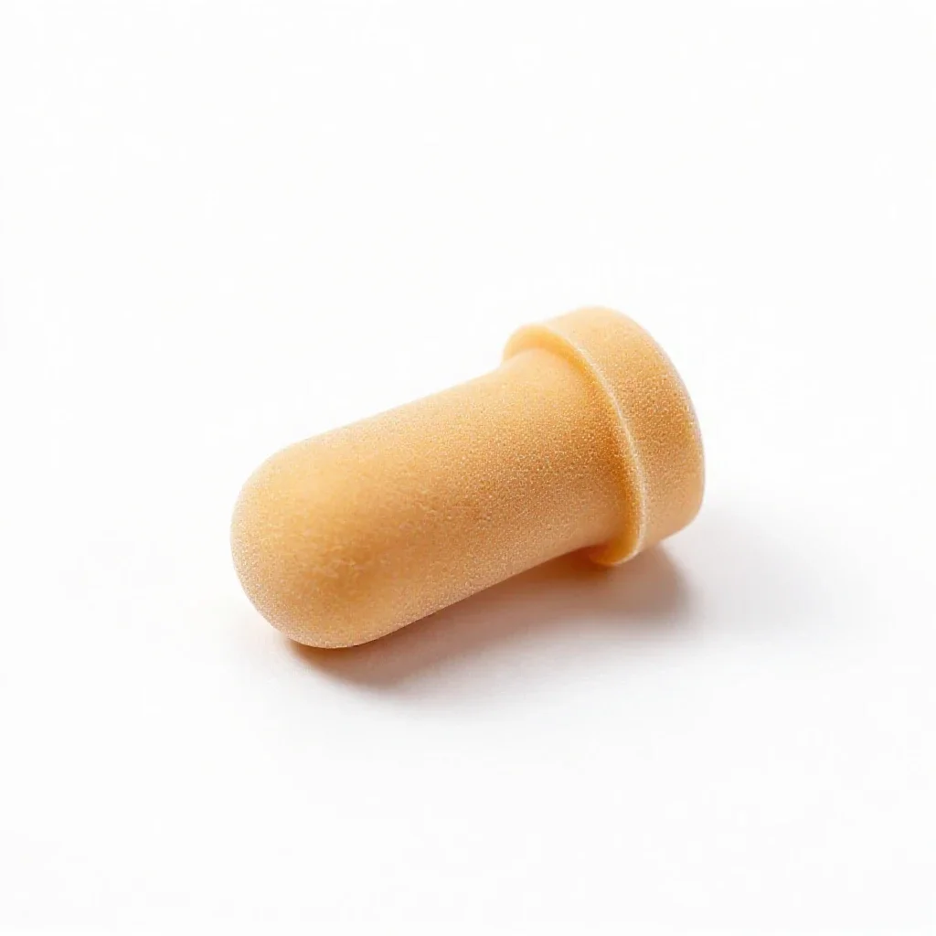 Earplug isolated on a white background