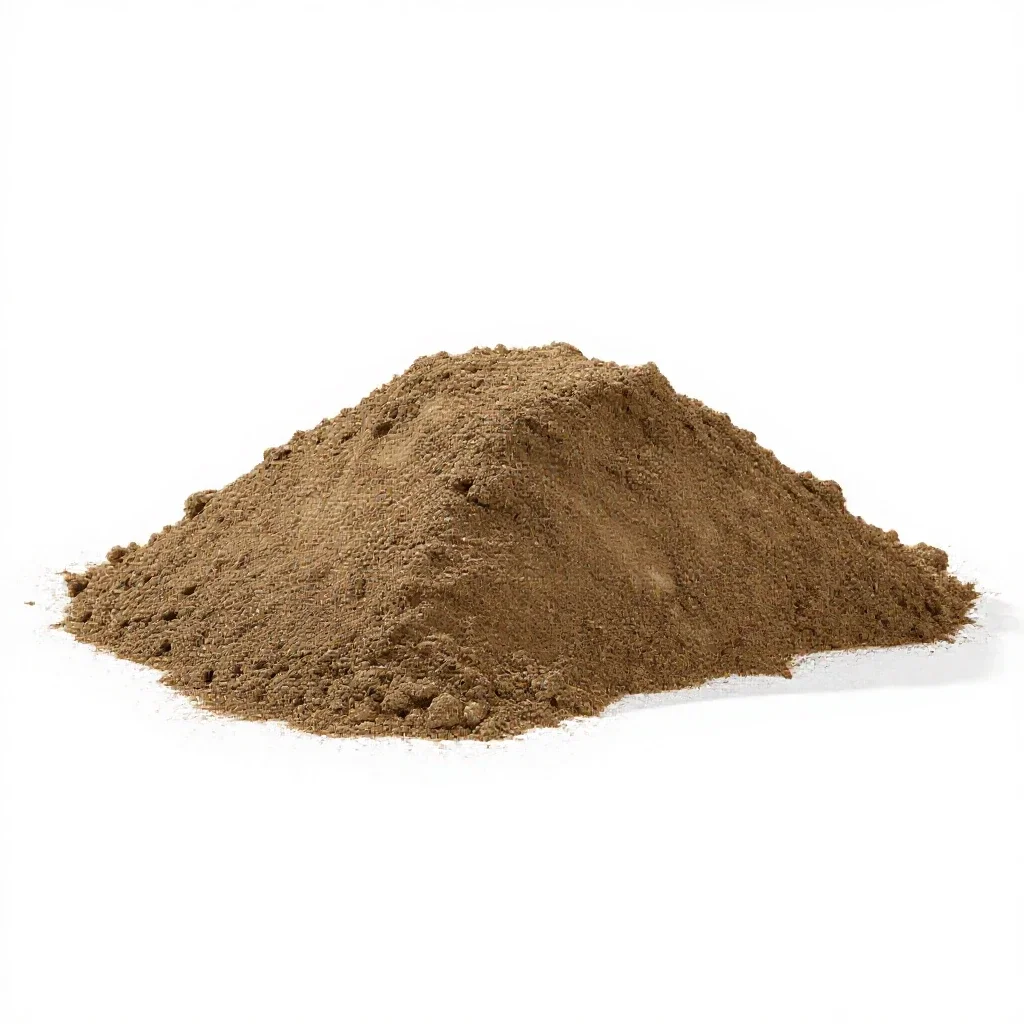 Earthwork isolated on a white background