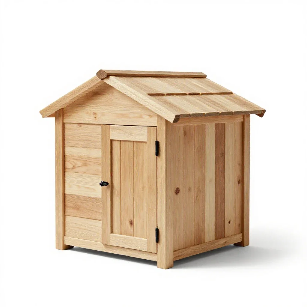 Icehouse isolated on a white background