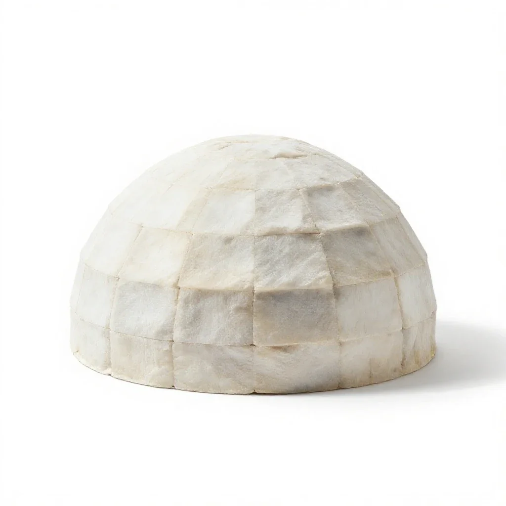 Igloo isolated on a white background