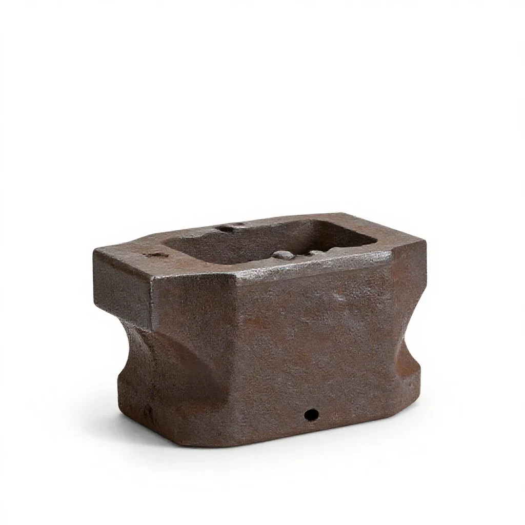 Iron foundry isolated on a white background