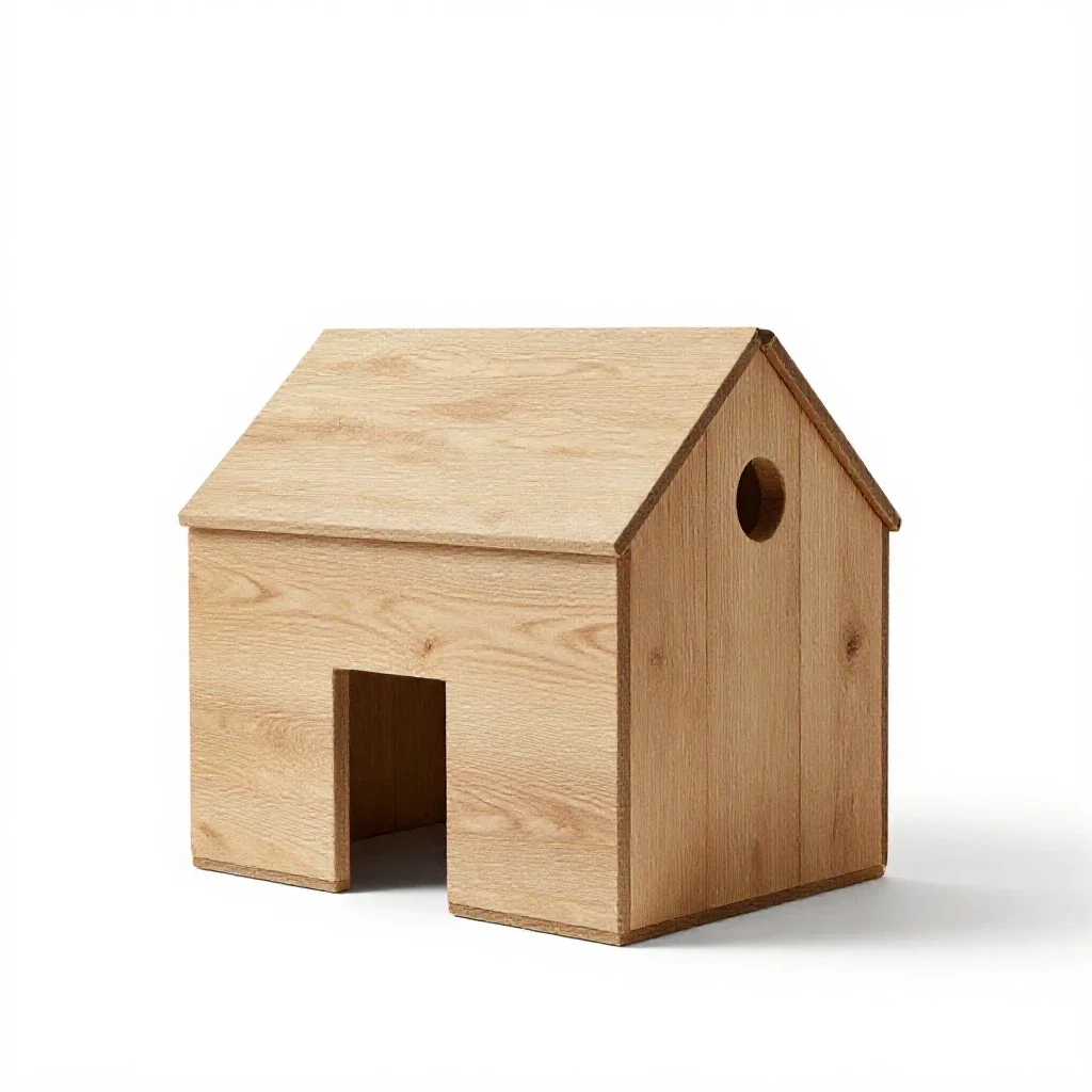 Oast house isolated on a white background