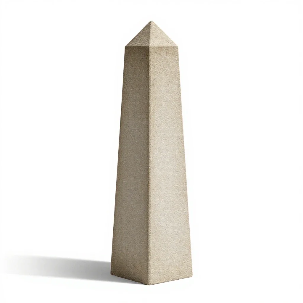 Obelisk isolated on a white background