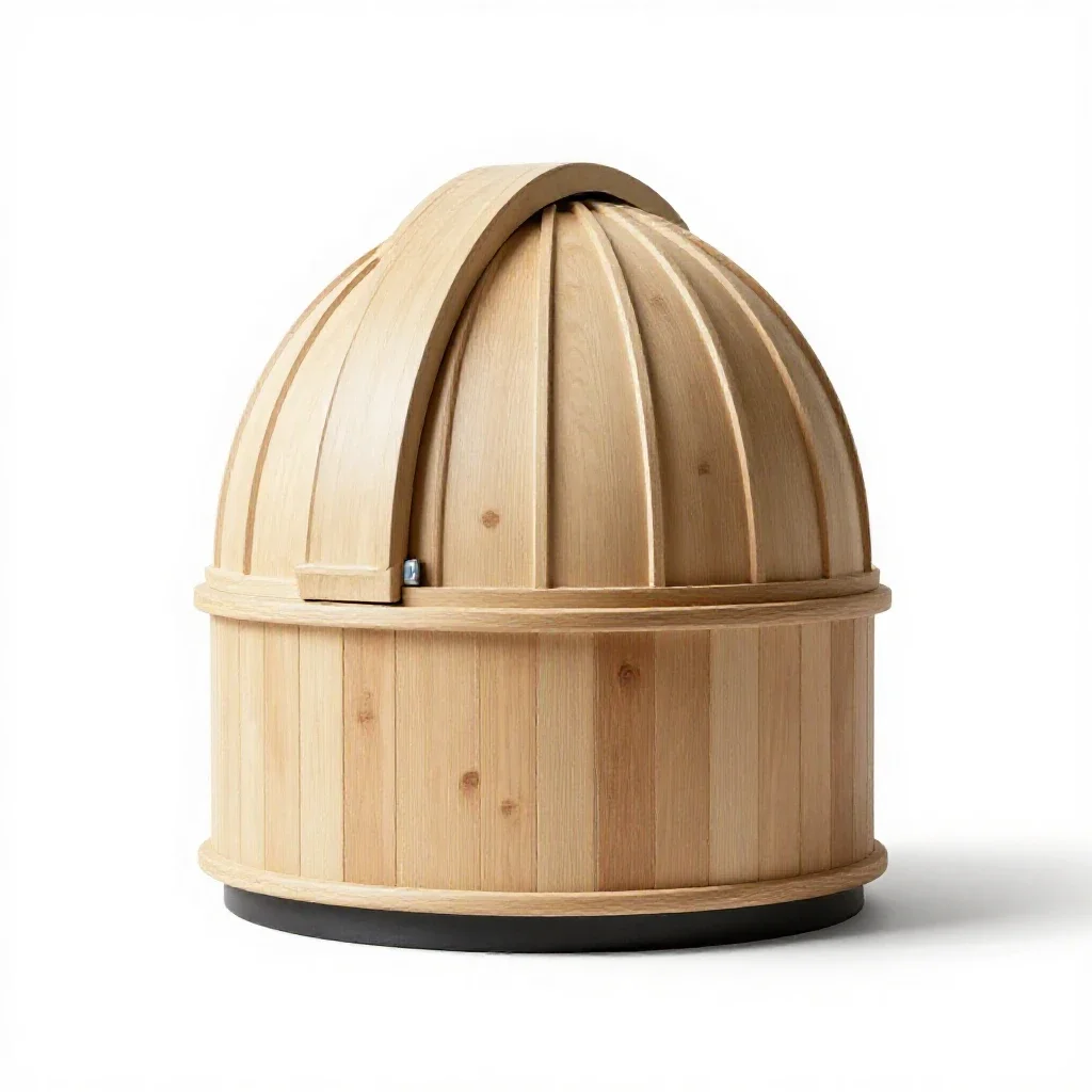 Observatory isolated on a white background