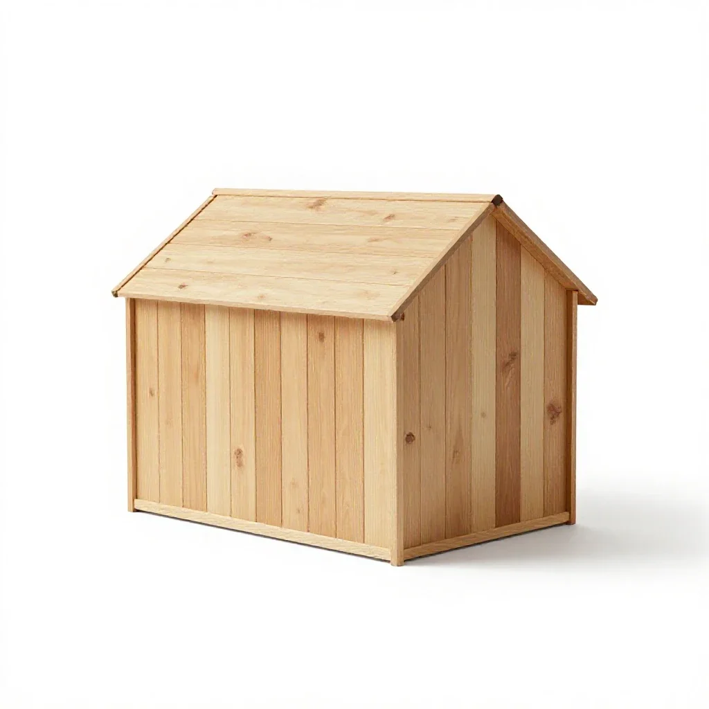 Outbuilding isolated on a white background