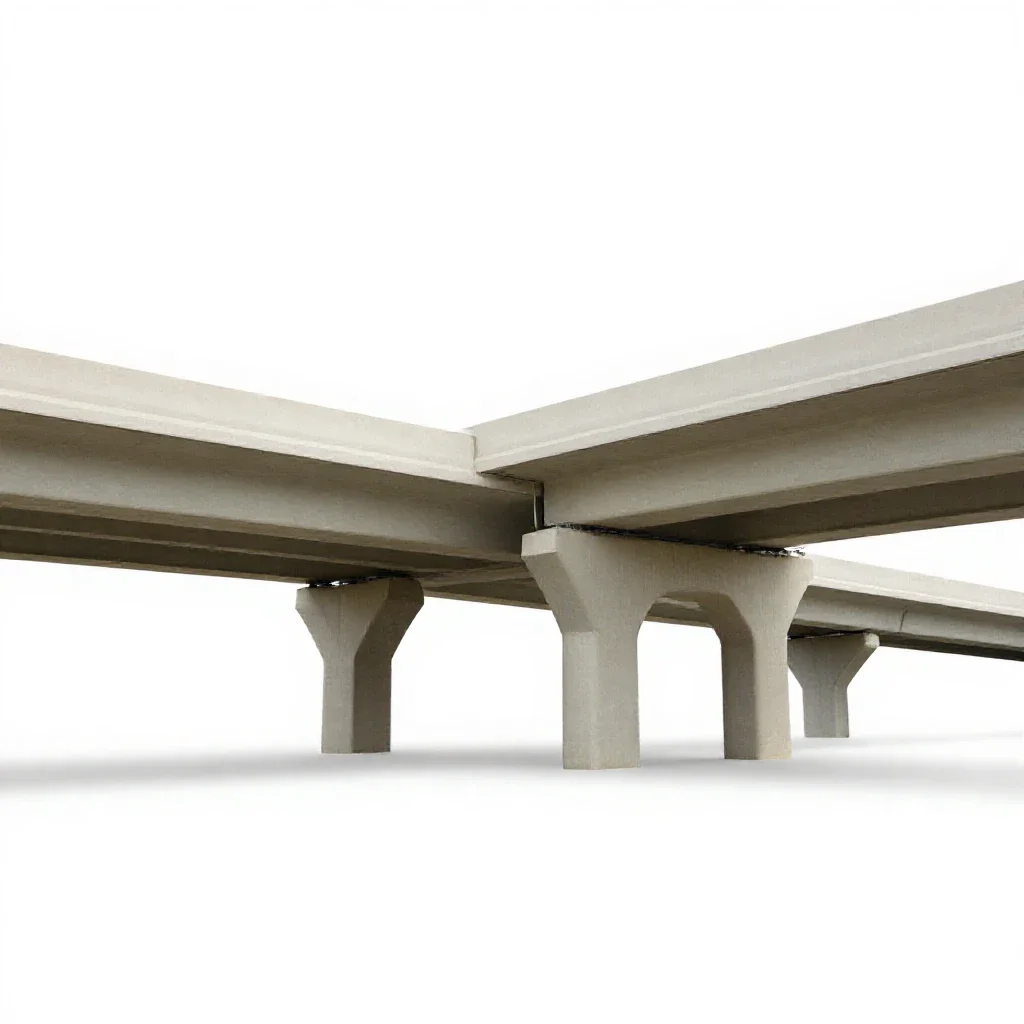 Overpass isolated on a white background
