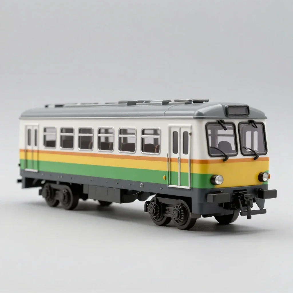 Passenger car isolated on a white background
