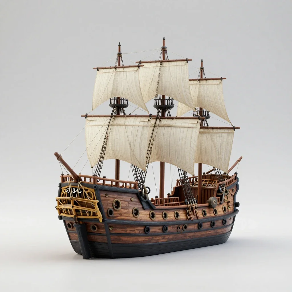 Pirate isolated on a white background