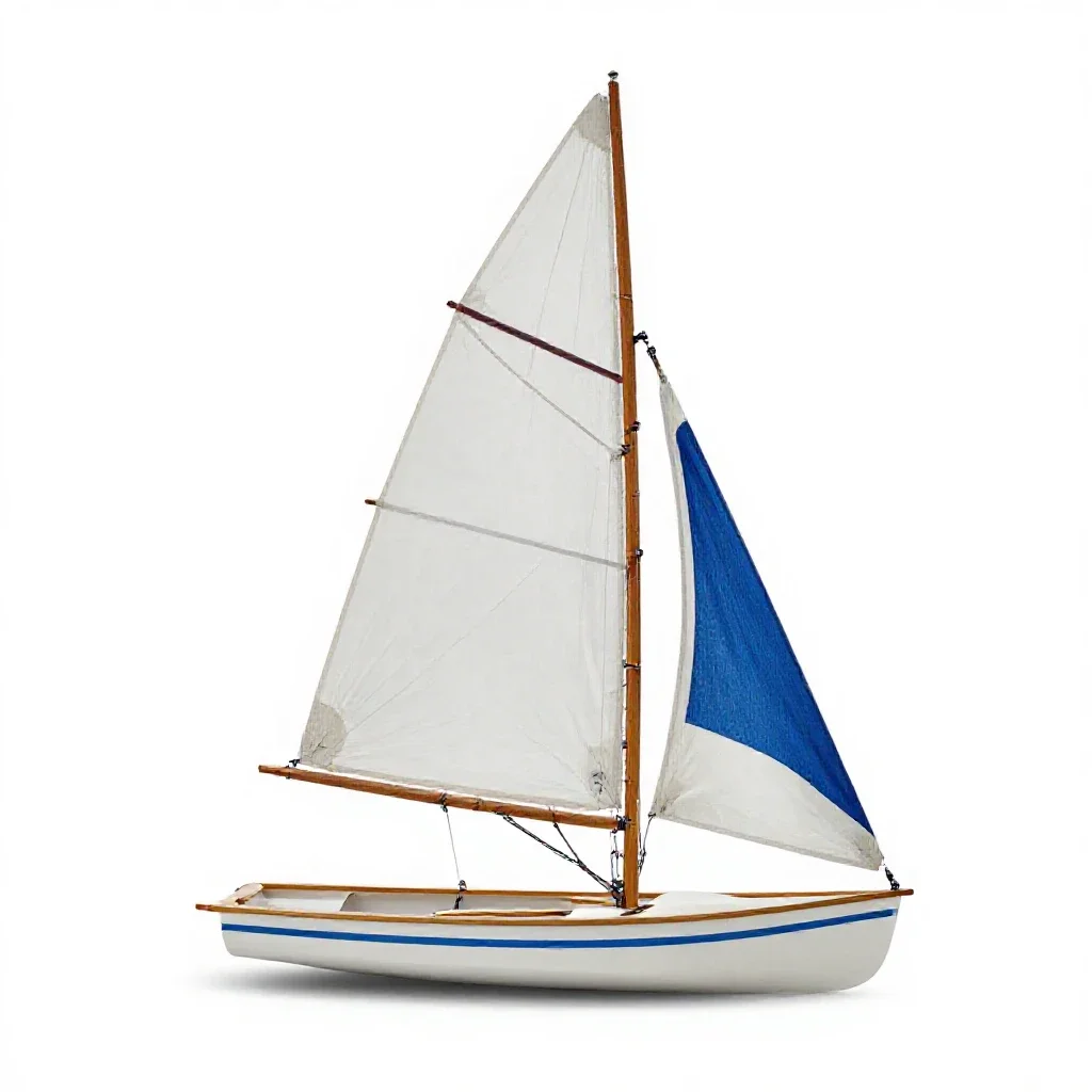 Raceabout isolated on a white background