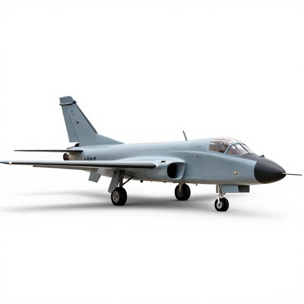 Reconnaissance plane isolated on a white background