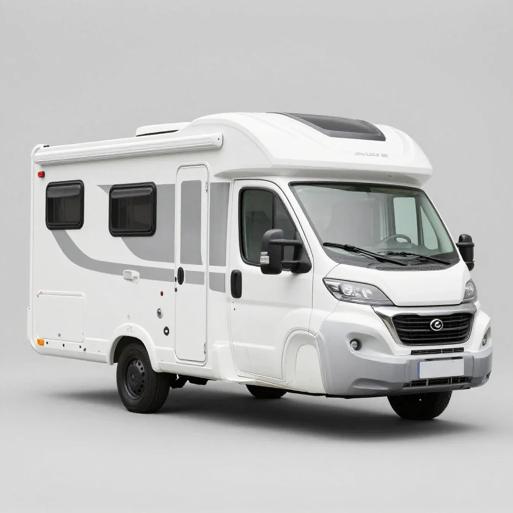 Recreational vehicle isolated on a white background