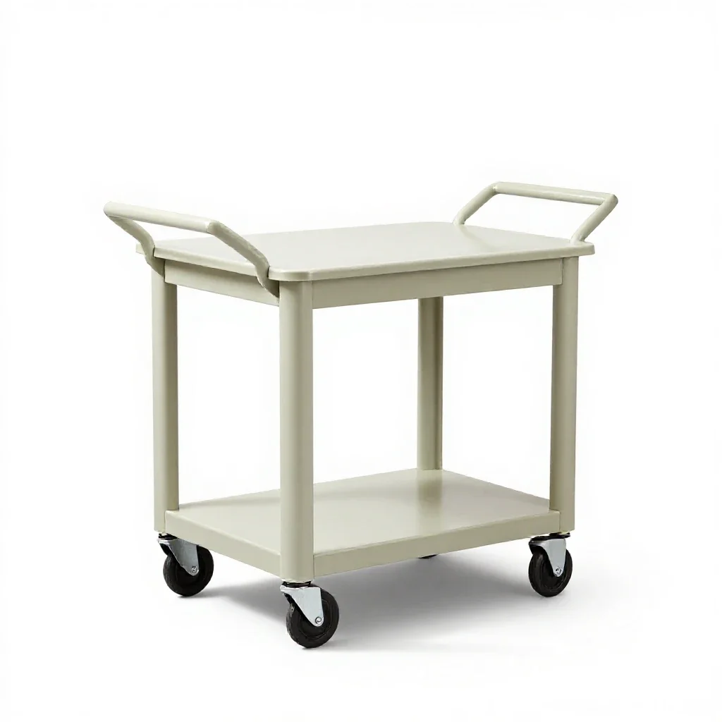Serving cart isolated on a white background