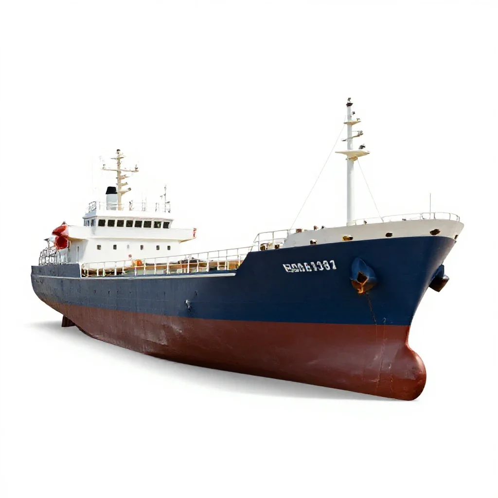 Shipwreck isolated on a white background