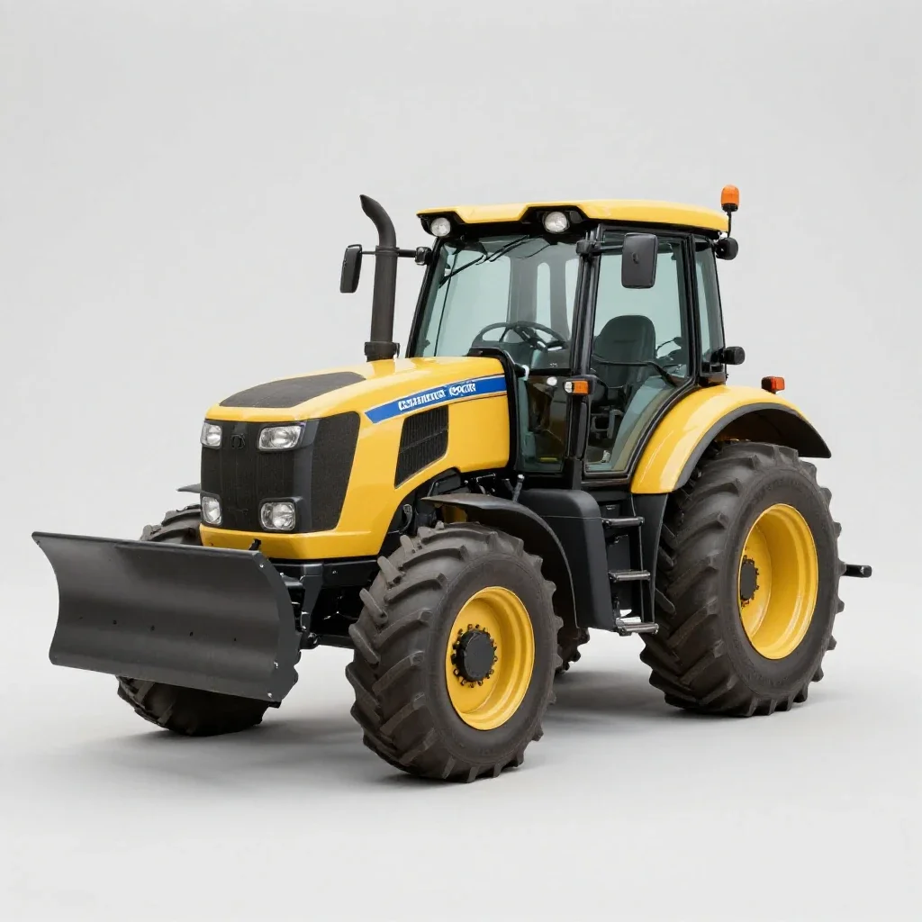 Skidder isolated on a white background