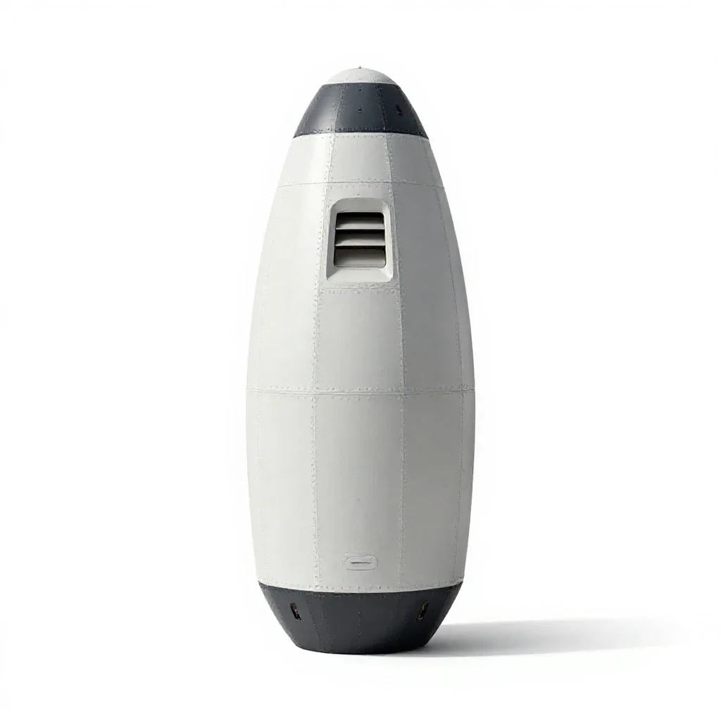 Starship isolated on a white background