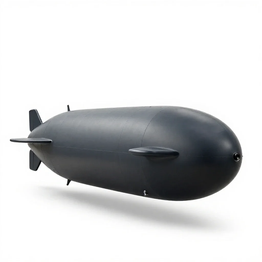 Submersible isolated on a white background