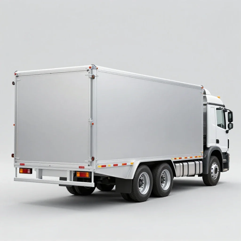 Trailer isolated on a white background
