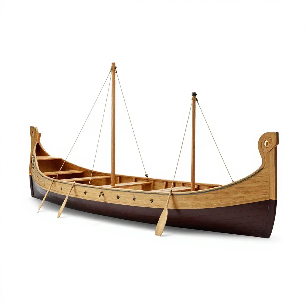 Trireme isolated on a white background