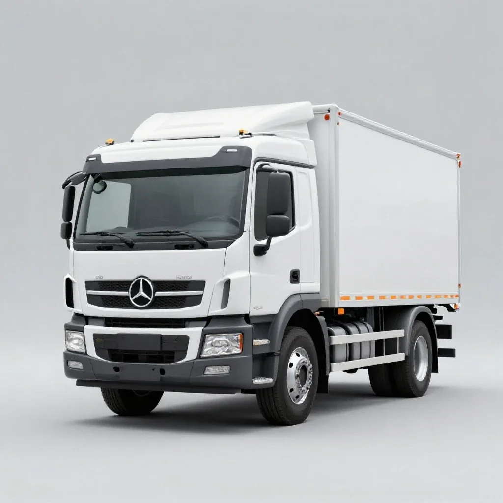 Truck isolated on a white background