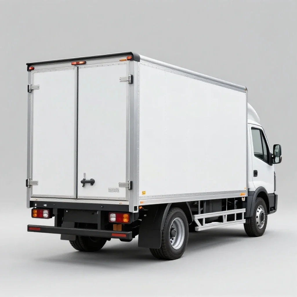 Van isolated on a white background
