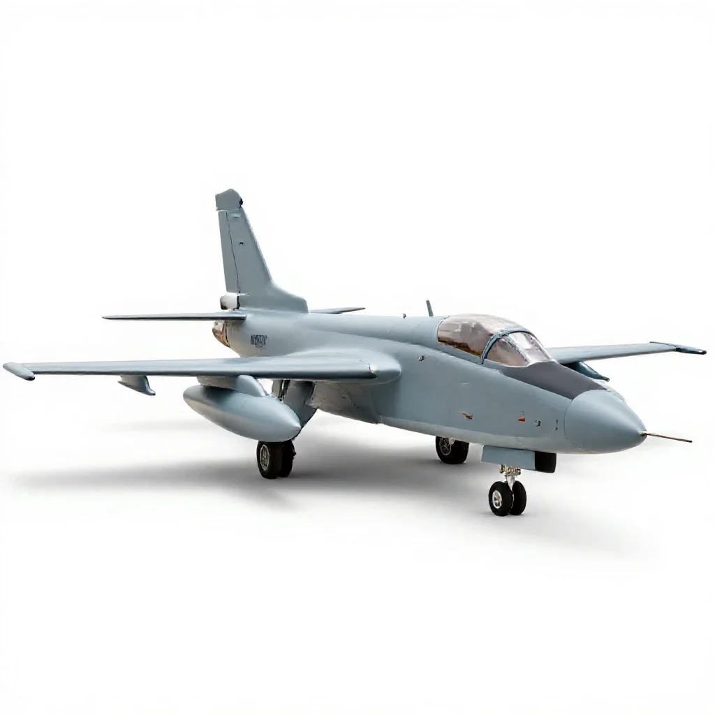 Warplane isolated on a white background