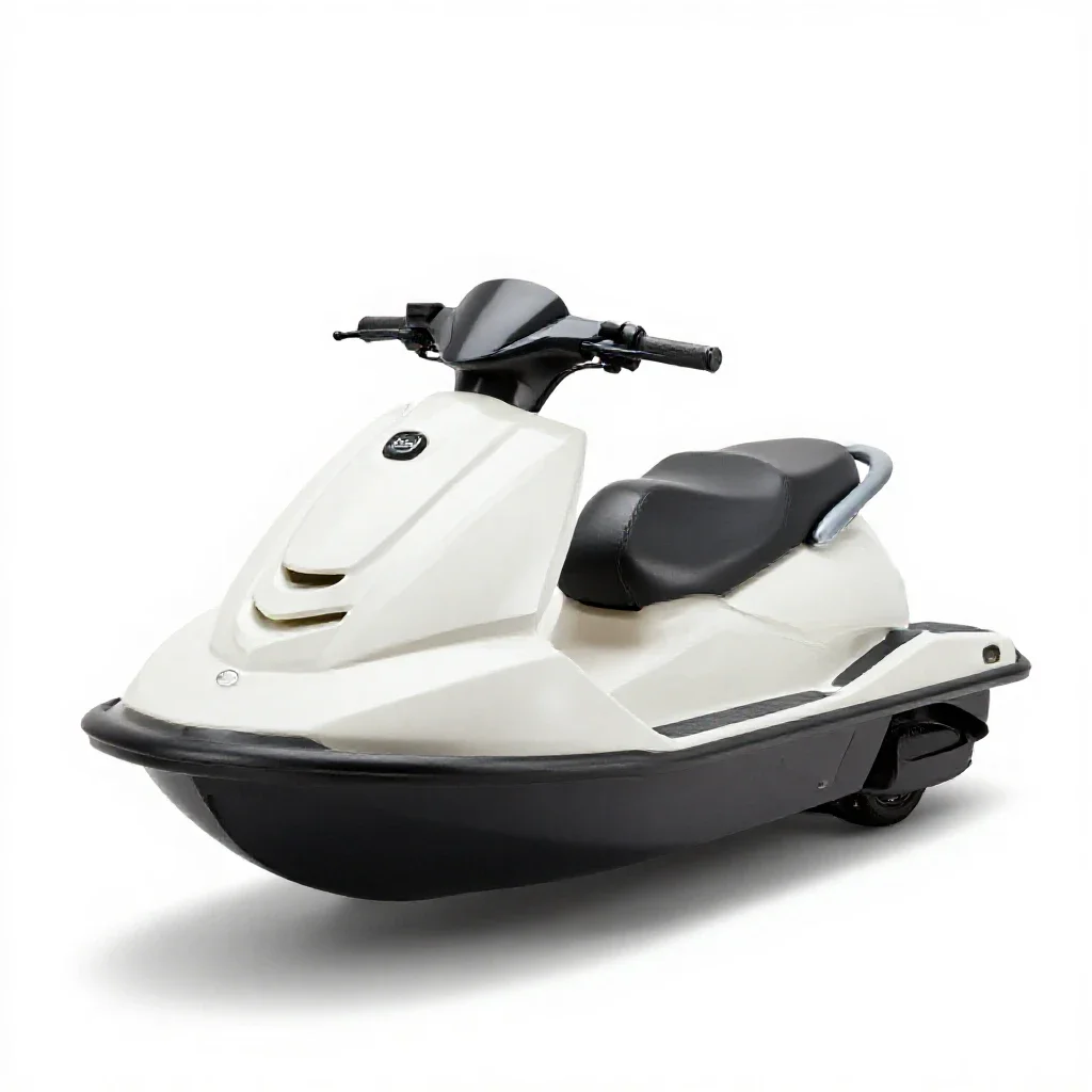 Water scooter isolated on a white background