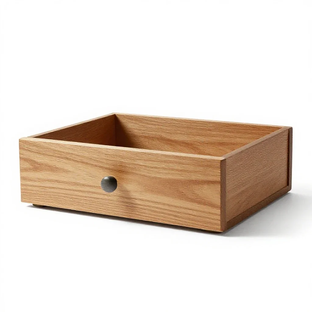 Card catalogue drawer isolated on a white background