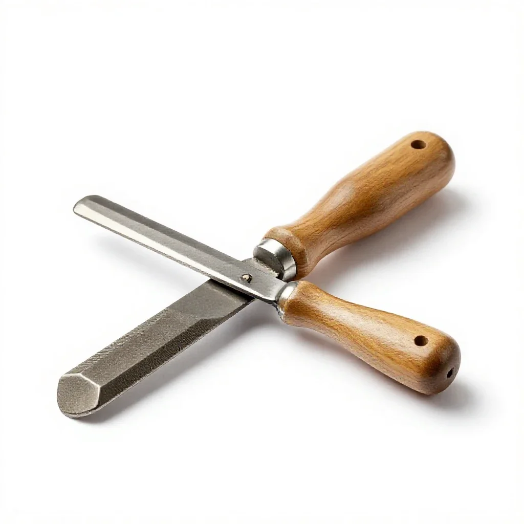 Farrier's rasp isolated on a white background