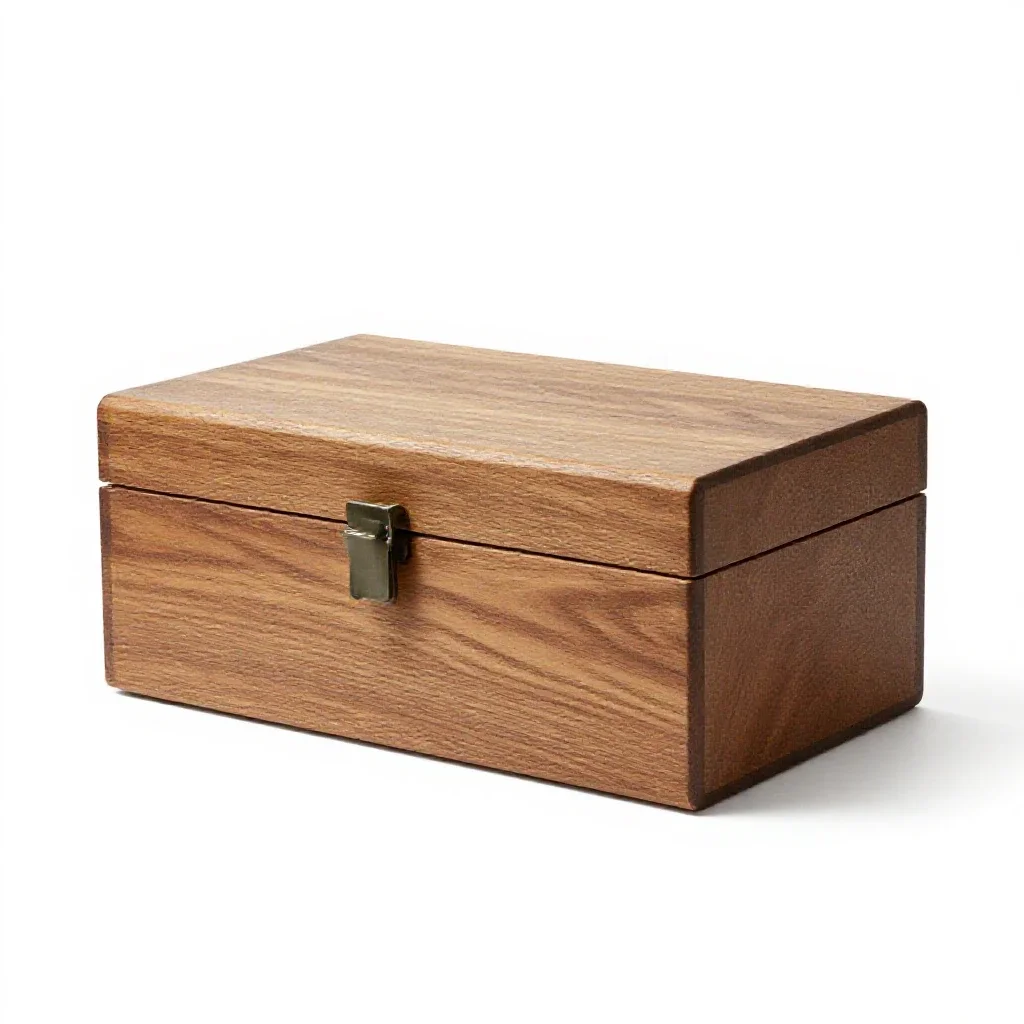 Travelling writing box isolated on a white background