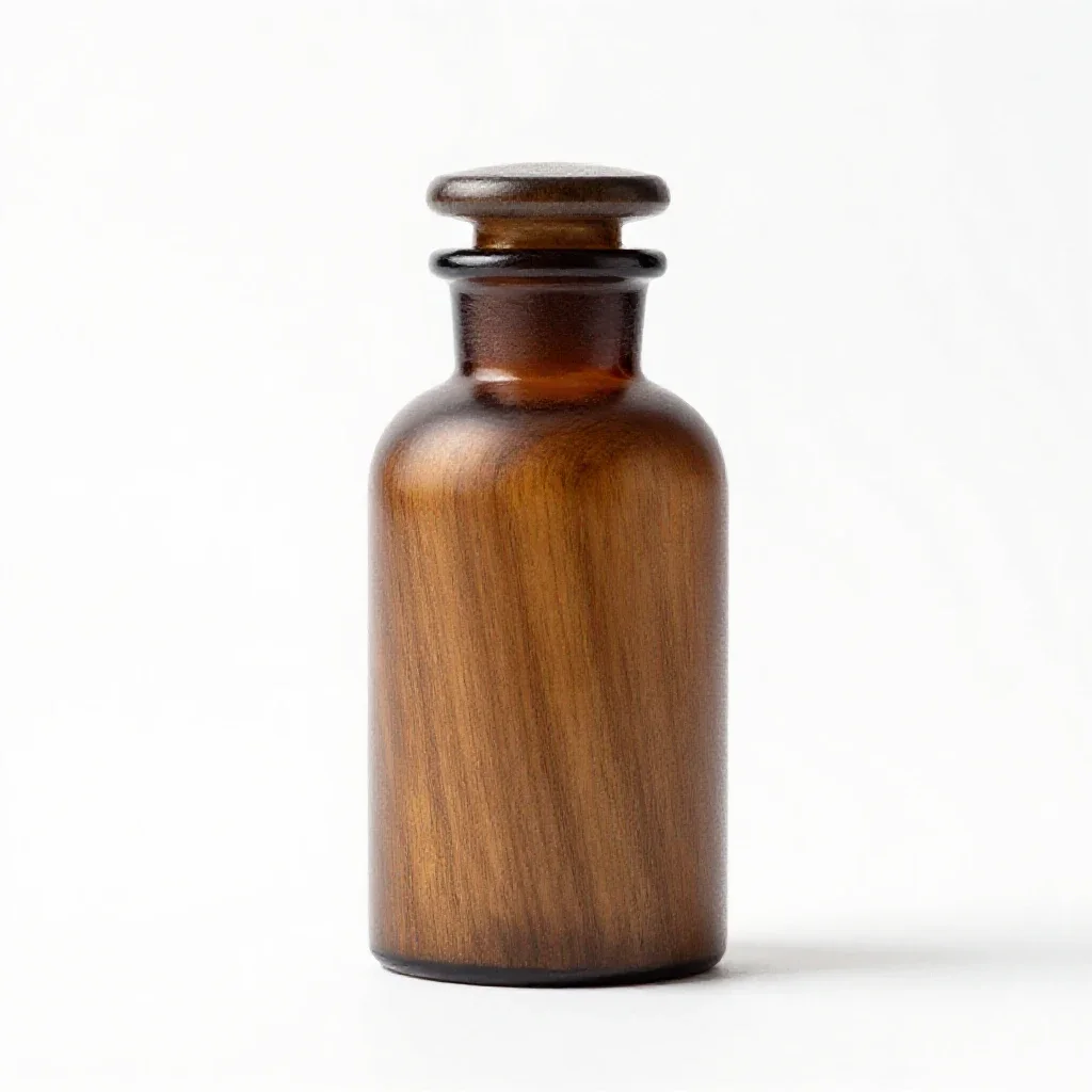 Apothecary bottle set isolated on a white background