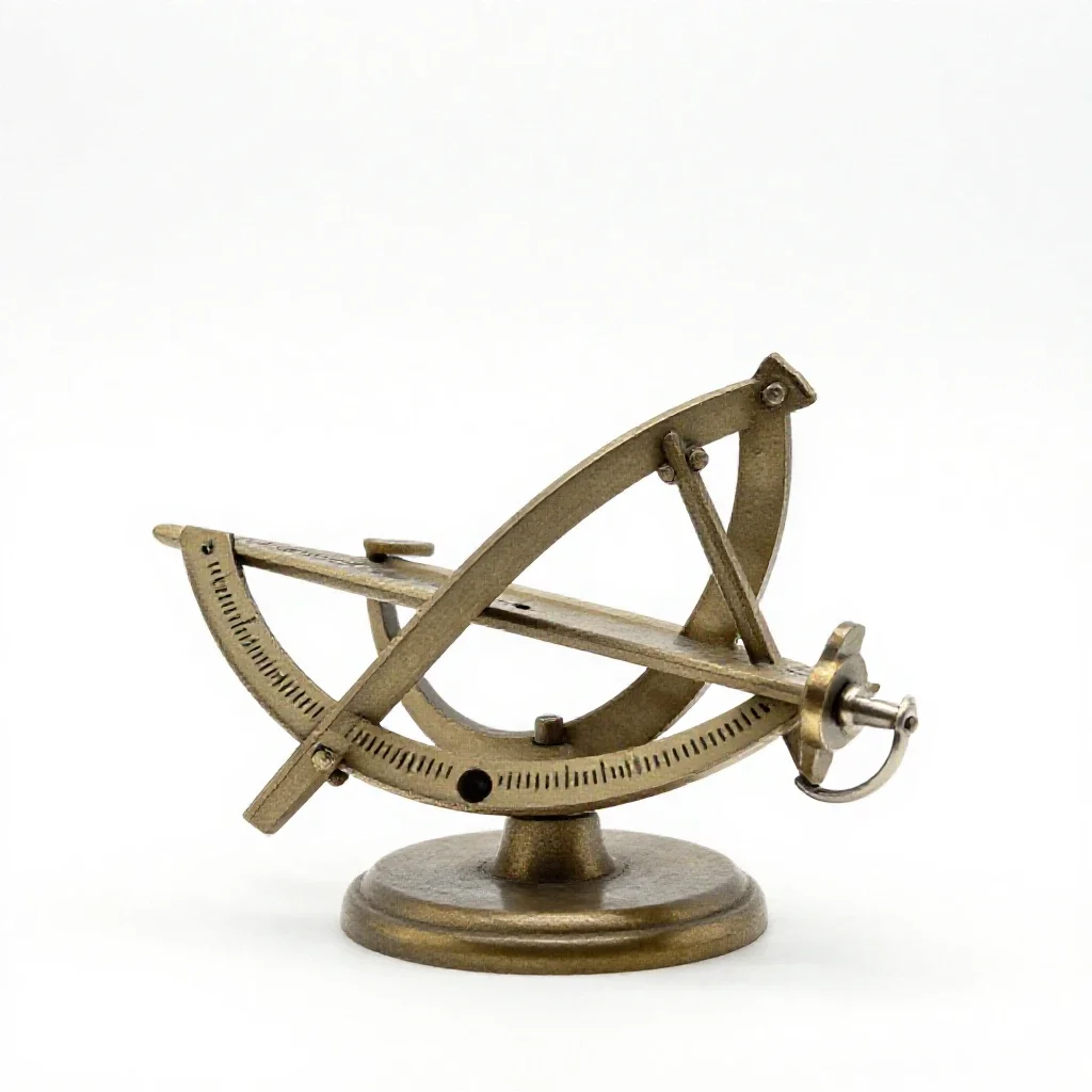 Astrolabe isolated on a white background