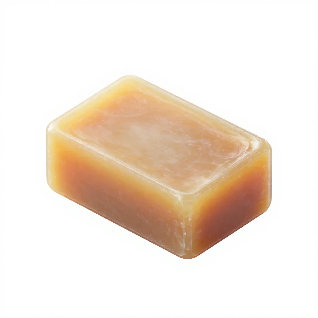 Shampoo bar isolated on a white background