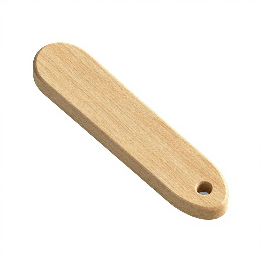 Tongue scraper isolated on a white background