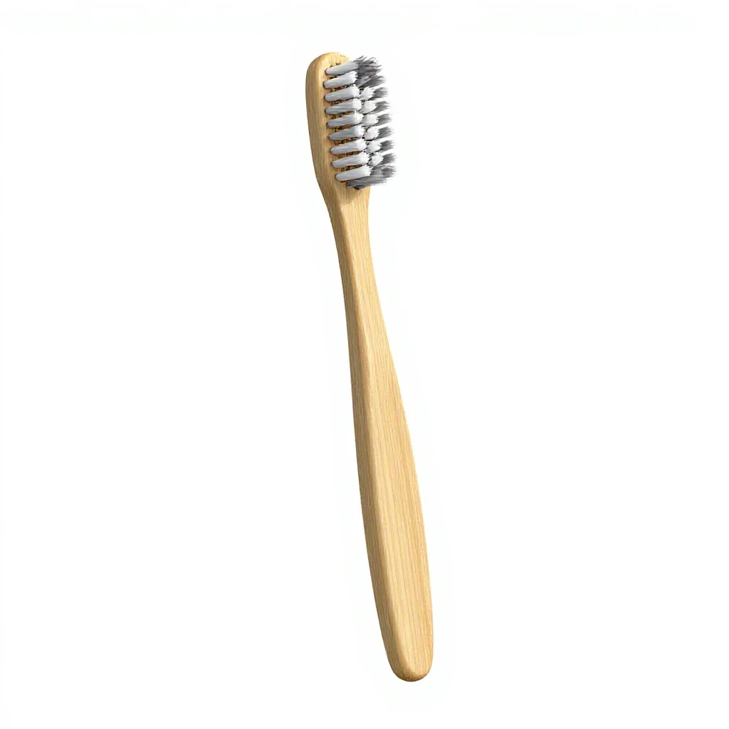Toothbrush in a holder isolated on a white background